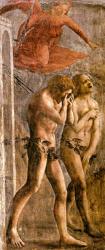 Ádám és Éva kiűzetése a földi Paradicsomból (Santa Maria del Carmine, Firenze) – Masaccio (Tommaso di Ser Giovanni Cassai)
